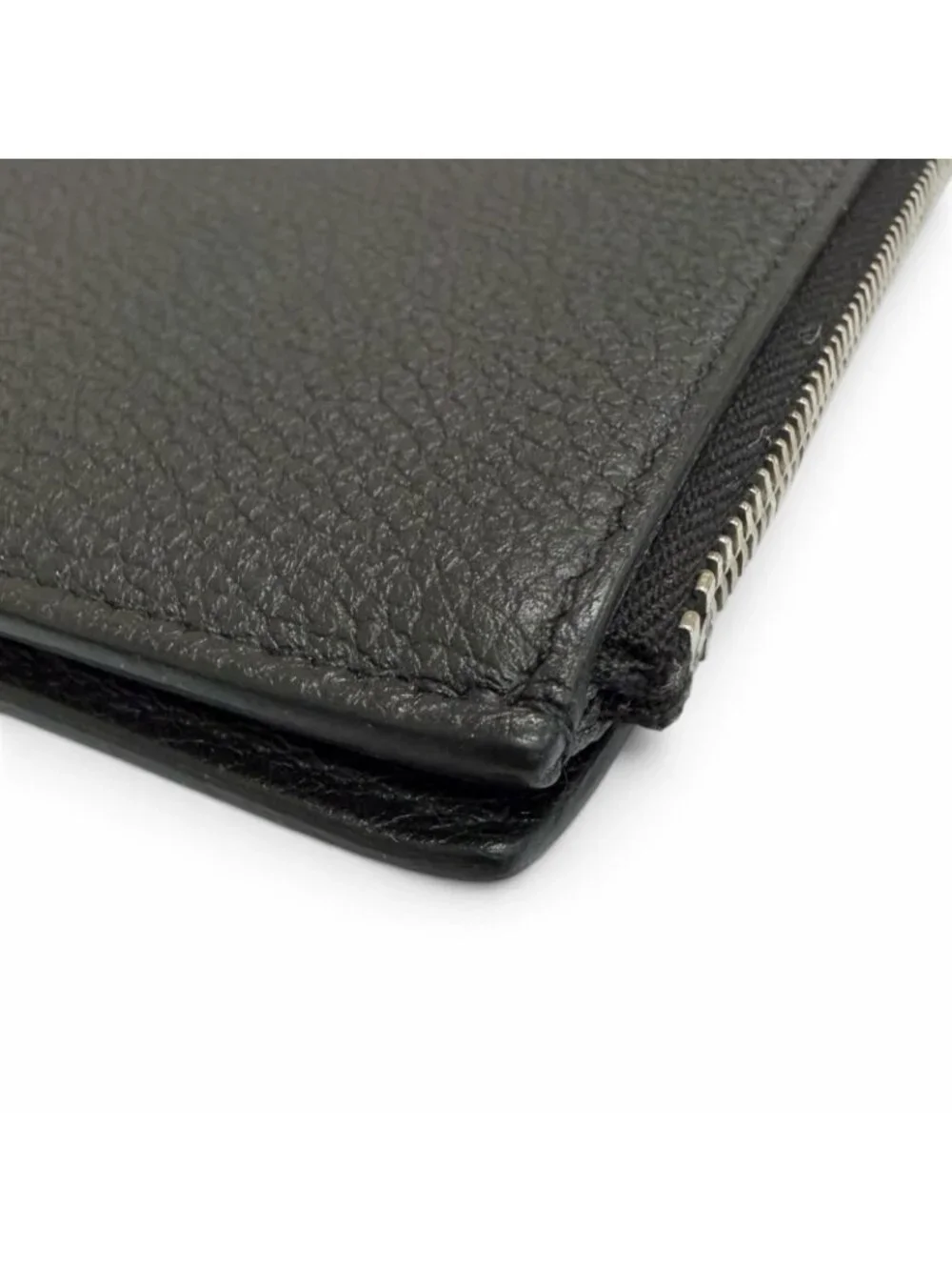 Hermes EA Zip PM Togo Leather Case Agenda Cover Black